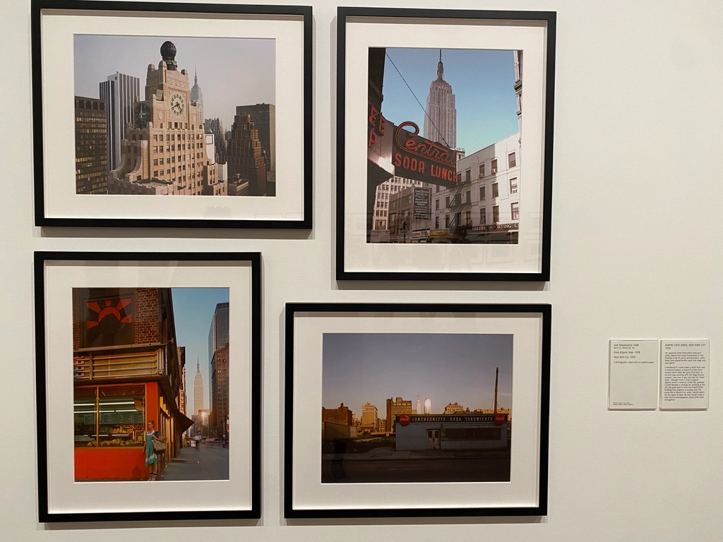 Joel Meyerowitz 1938. From _Empire State_ 1978. _New York City_ 1978. 4 photographs, inkjet print on platine paper.